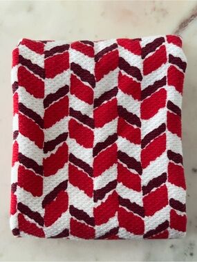 KATE SPADE Chevron Cotton Hand Towel